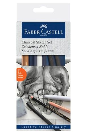 Faber-Castell 114002 Houtskoolset - 7-delig