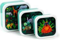 Puckator Lunchbox Set 3-delig - Animal Kingdom