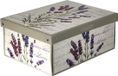 Famanu – Kartonnen opbergdoos met deksel, decoratieve opbergbox voor kleding en accessoires, 25 x 35 x 17,5 cm