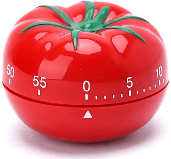 TFA Able & Borret Kookwekker Tomaat - Rood - Analoog - 6.5 x 5 cm