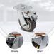 Roues de transport robustes, diamètre 150 mm, 4 roues pivotantes avec frein, capacité de charge 1600 kg