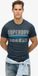 Superdry JAPAN STRIPE RELAXED TEE Heren T-shirt Blauw S