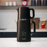 Merkloos Theemachine digitaal - 1,5 l + 1,1 l - 1800 W - Roestvrij staal