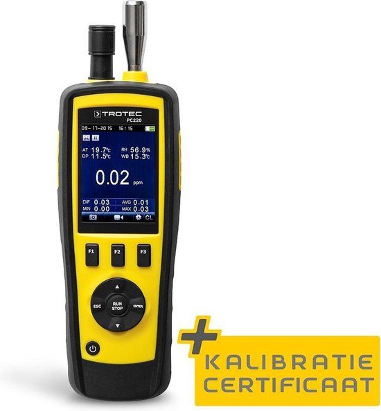 Trotec PC220 Deeltjesteller + Kali.-Cert.