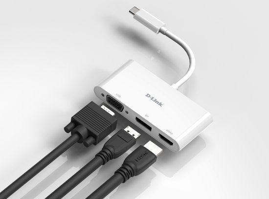 D-Link DUB-V310 - Notebook Dock & Poortreplicator - Wit