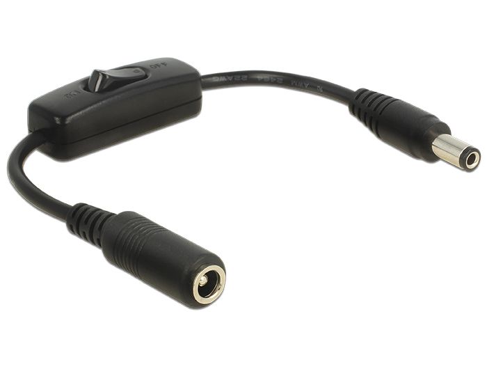 DeLOCK 0.2m, 2x DC 5.5x2.5mm