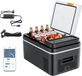 Latios Glacière et congélateur électrique - Compresseur - 22 litres - 12/24 V CC et 100–240 V CA - Commande par application - 45 W - Glacière de voiture portable