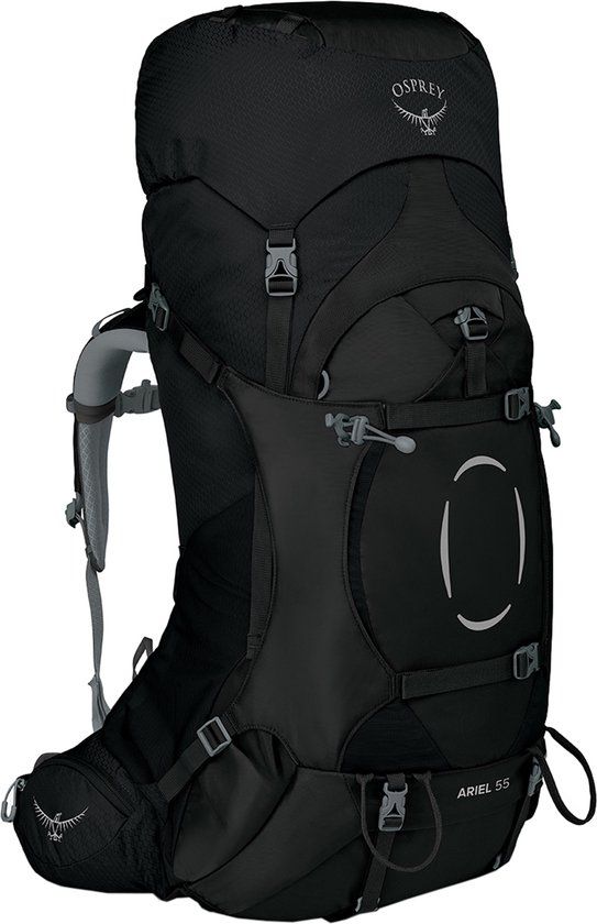 Osprey Ariel 55 - Dames Backpack / Rugtas / Wandel Rugzak - Zwart