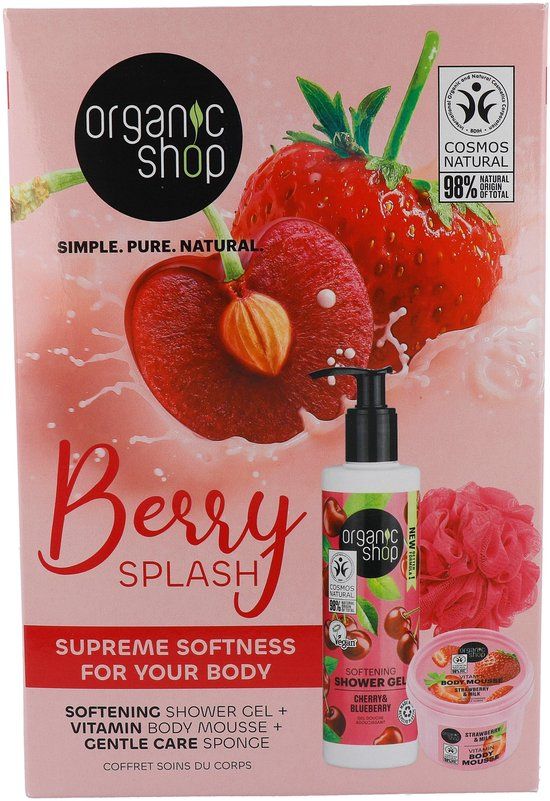 Organic Shop Giftset Berry Splash Supreme Softness 1 set