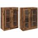 vidaXL Wandkast 2 stuks Oud hout 69,5 x 34 x 90 cm
