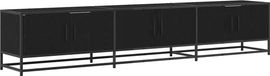 Meuble TV chêne noir 210 x 35 x 41 cm
