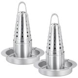 Inox Kippenstandaard voor Perfecte Grillresultaten