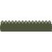Bordure de pelouse 10 pièces vert olive 103 x 0,05 x 22 cm acier