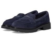 Clarks Lauryl Step mocassins voor dames, suède, marineblauw, 40 EU