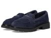 Clarks Lauryl Step mocassins voor dames, suède, marineblauw, 40 EU