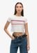 Superdry - Kort Vintage T-shirt met strepen - Dames - T-shirts