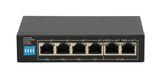Extralink EX.14831 Unmanaged L2 Fast Ethernet PoE Netwerkswitch Zwart