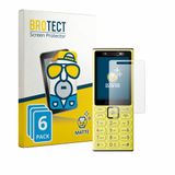 BROTECT - Screenprotector voor Nokia 200 4G - Folie Beschermfolie matte 6 Stuks