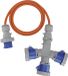 Brennenstuhl 1167670202 CEE camping extension cord Blue, Grey, Orange 2 m H07RN-F 3G 2.5 mm²