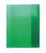 HERMA 19624 kaft quart transparant groen, 10 stuks, maphoezen van duurzaam, afwisbare en extra dikke polypropyleenfolie, transparante set voor schoolschriften, gekleurd