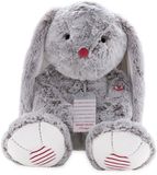 Kaloo Knuffel Konijn Leo Grijs Prestige 55 cm