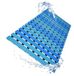 LuxurYou Antislip badmat, dubbelgelaagde douchemat met zuignappen, sneldrogende constructie, vrij van giftige stoffen, BPA, latex, ftalaten en pvc (golf)