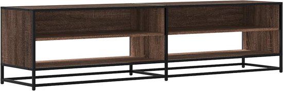 vidaXL TV-meubel 180,5x40x46 cm bewerkt hout bruin eikenkleurig