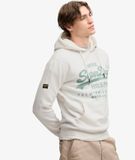 Superdry & Co Superdry Vintage Logo Classic Hoodie Heren S Katoen/Polyester Winter White
