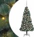 Prolenta Maison Exclusive - Kunstkerstboom met ingebouwde verlichting en set groene kerstballen