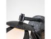 Elstead Quintiesse Applique murale Blacksmith, noir/blanc, à 1 lampe, IP44