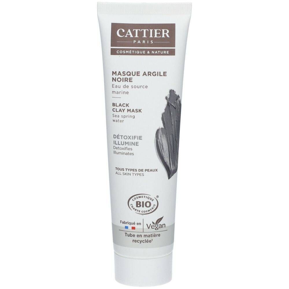 Cattier Black Clay Mask - 100 ml