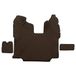 F-CORE RH10 BROWN Ensemble de tapis de sol Similicuir, marron