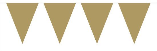 Folat Gouden Effen Vlaggenlijn XL - 6 meter