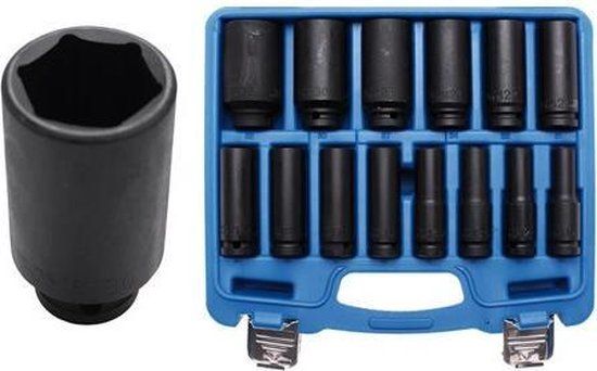 BGS Krachtdoppenset - 1/2" - 14 delig - 10-32mm - in koffer