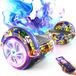 Elektrisch zelfbalancerend hoverboard met banden van 6,5 inch, dual motor, bluetooth flash wiel met ledlicht, zelfbalancerend wiel, elektrische scooter
