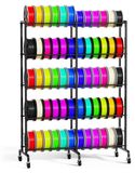 Omgoods - Étagère de rangement à 4 niveaux pour filaments, compatible avec les imprimantes 3D