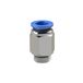 Riegler Rechte steekschroefverbinding »blauwe serie«, G 1/2 a., voor buitenslang Ø 14 mm, werkdruk max. 15 bar, kunststof/messing vern.
