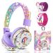 Merkloos Kinderkoptelefoon - Draadloos - Eenhoorn - Roze - Bluetooth met microfoon