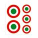 Quattroerre 8091 sticker Italië tafel grootte 14 x 16 cm