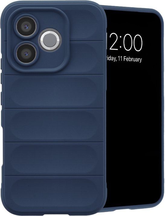 imoshion EasyGrip Backcover - Geschikt voor Honor 600 Lite - Donkerblauw