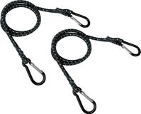 Int Lampa Snap Hook strechkoorden Ø 8 mm Zwart