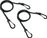 Int Lampa Snap Hook strechkoorden Ø 8 mm Zwart