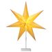 Casaria Étoile de Noël LED - Décoration de Noël sur Pied à Piles 60cm - Blanc
