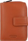 Mano Donna Giulia Portemonnee Leder 13 cm - Dames - Horizontaal - cognac