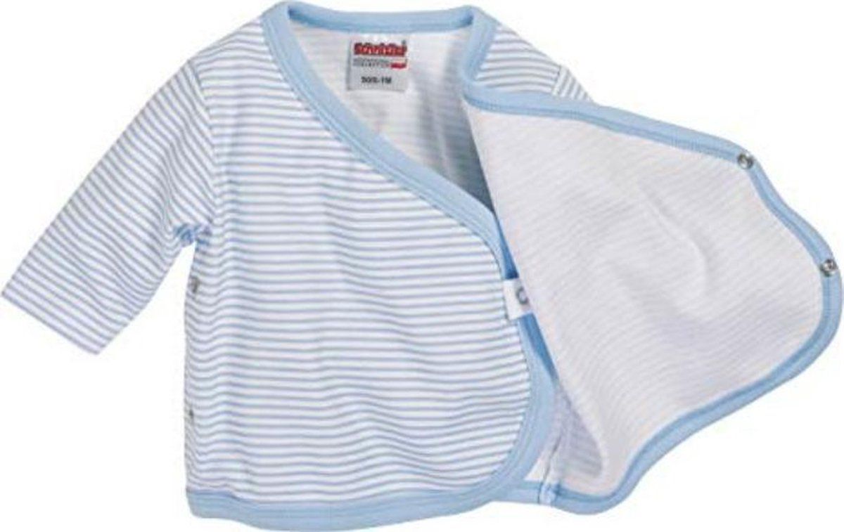 Schnizler shirt Ringel lange mouwen junior blauw/wit - 4010952410464