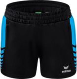 Erima Six Wings Worker Short Kinderen - Curaçao / Zwart | Maat: 164