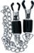 Steel Power Tools Nipple Clamps Strong Chain - Bondage / SM Nipple clamps Zilver