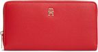 Tommy Hilfiger Portemonnee zippée, Unisexe, Polyuréthane, 12 fentes pour cartes, Portefeuille zippé