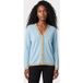 Moschino Gilet en laine à bande logo Bleu