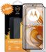 MobyDefend 3-Pack Screenprotectors - Gehard Glas - Geschikt voor Motorola Edge 50 - Zwarte Randen